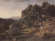 Vue pres de Volterra (mk11) Jean Baptiste Camille  Corot